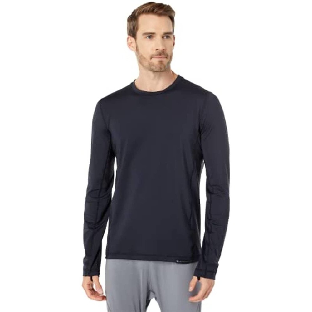 NWT!! Mens Obermeyer Lean Crew Black 2XL Regular Base layer Top